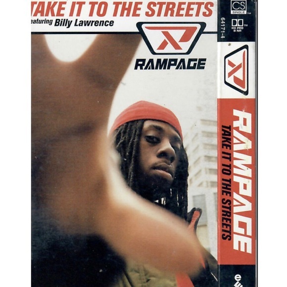 elektra Other - Rampage “Take It to the Streets” cassette single.